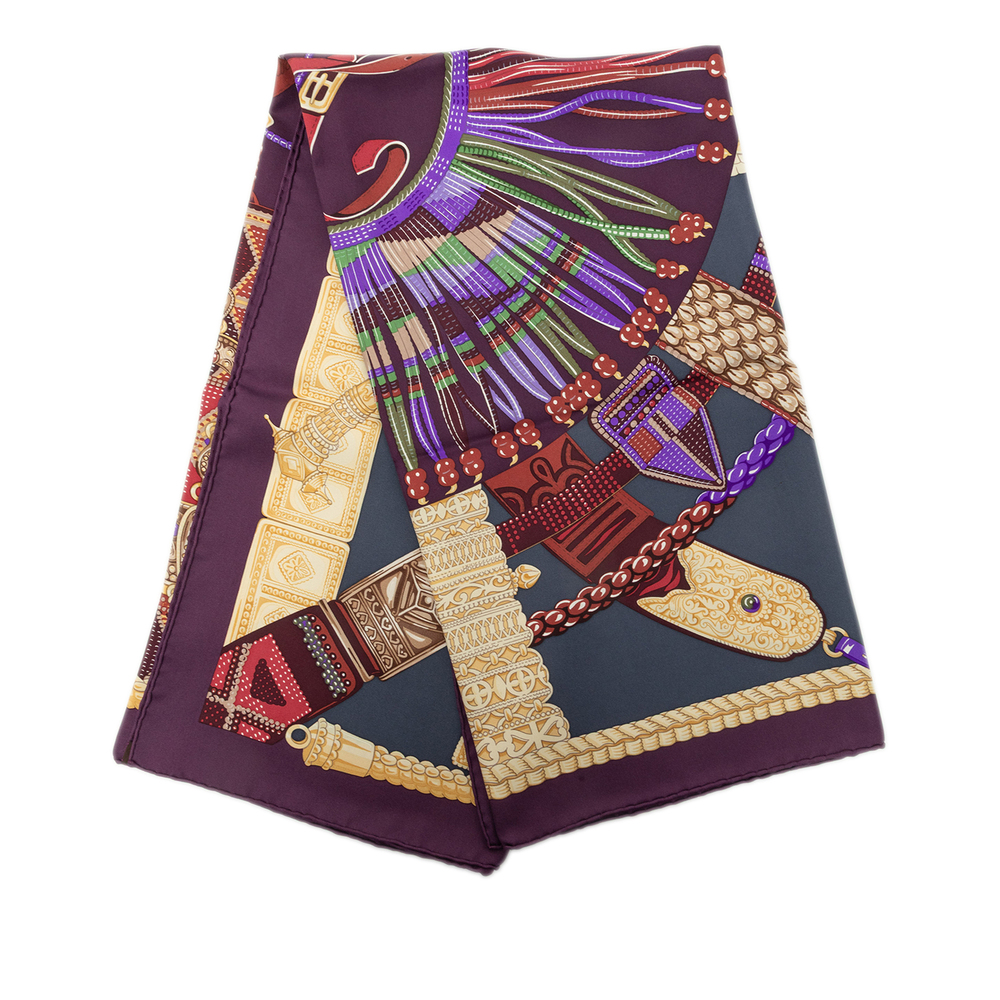 Pre-Loved Hermes Ceintures Et Liens Silk Scarf 90
